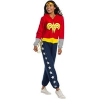 Női Wonder Woman egy Jumpsuit Felnőtt Jelmez mérete nagy 14-16