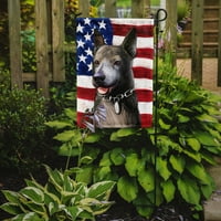 Caroline kincsei Tajvan kutya amerikai zászló kerti zászló