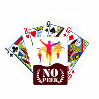 Focista Gól Cheer Minta Peek Póker Kártya Privát Játék