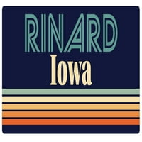 Rinard Iowa Hűtőmágnes Retro Design