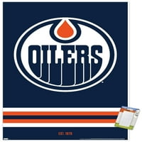 Edmonton Oilers - Logo Wall poszter, 22.375 34