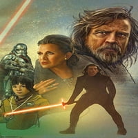 Csillagok Háborúja: Az Utolsó Jedi-Ünnepi Falfestmény Poszter, 14.725 22.375