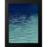 Olsen, Maggie Fekete Modern Keretes Múzeum Művészeti Nyomtatás Címmel-Ocean Current Blue I