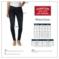 Aláírás: Levi Strauss & Co. női alacsony emelkedésű jeggings