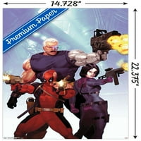 Marvel Comics-Deadpool és Domino fali poszter, 14.725 22.375