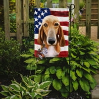 Caroline kincsei Schweizer Laufhund kutya amerikai zászló kerti zászló