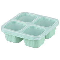 Lulshou iskolai kellékek rekeszek Bento Snack Box, újrafelhasználható étkezés előkészítő Ebéd konténerek gyerekeknek