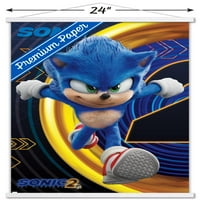 Sonic A Sündisznó-Sonic 24 40 Keretes Poszter