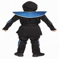 Kék Króm Holló Ninja Fiúk Harcművészeti Harcos Halloween Jelmez-L