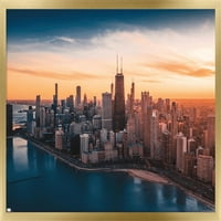 Városképek-Chicago, Illinois Fali Poszter, 14.725 22.375
