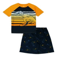 Wonder Nation kisgyermek fiú pizsama szett, 2 darab, méretek 12m-5T