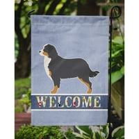 Carolines kincsek BB5523GF Berni hegyi kutya üdvözlő zászló kert mérete kicsi, többszínű