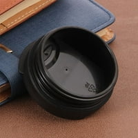 Rozsdamentes acél Szivárgásmentes utazási vákuum vizes palack kávé bögre termikus lombik Tea csésze fekete 400ML