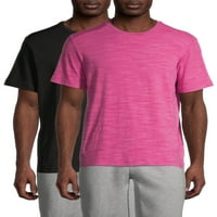 Atlétikai művek férfi és nagy férfi tri keverék póló, 2-csomag, akár 5xl méretű