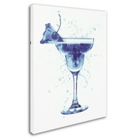 Védjegy Szépművészet 'koktél italok üveg akvarell III' vászon művészete, Michael Tompsett