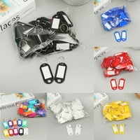 Mingyiq Többszínű opcionális műanyag kulcstartó címke poggyász címke hotel száma besorolás