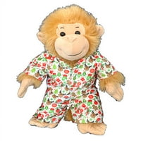 Holiday PJ Outfit kitömött állatok illik a legtöbb 14 -18 puha játékok-kap a puha játék készen áll a hangulatos nyaralás