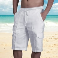 koaiezne Férfi nadrág plusz méretű férfi tavaszi nyári Szabadidő nyaralás Party Beach Hawaii egyszínű pamut vászon