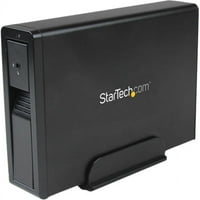 StarTech.com USB 3. eSATA merevlemez ház, tálca nélküli 3.5 SATA III HDD ház, SATA Gbps, Fekete
