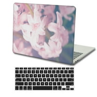 KAISHEK kemény héj tok kompatibilis MacBook Air s A1932 A2179 a + fekete billentyűzet fedél, Rózsaszín sorozat 0675