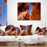 Designart Grand Antelope Canyon - Tájfotózás dobja a párnát - 12x20