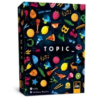 Topic_-Kártyajáték, Choatic Party Szójáték, Család, Sit Down Játékok, 8+ Korosztály, 2 Játékos, 15 Perc