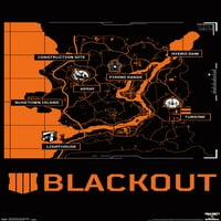 Call of Duty: Black Ops-Blackout Térkép fali poszter, 14.725 22.375
