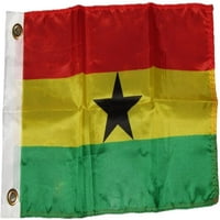 12 x18 ország Ghána hajó motorkerékpár zászló sárgaréz tömítések
