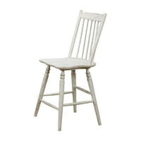Amerika bútorja Gatlin I Slat hátsó székek - 2 -es készlet, fehér