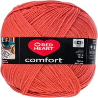 Piros Szív Comfort Fonal-Korall