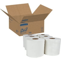 Scott Essential Center Pull papírtörlő, fehér, perforált kézi papírtörlő, lapok tekercsenként, tekercsek esetenként,