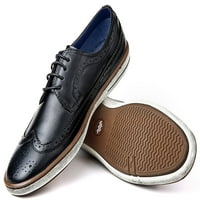 Mio Marino Round Toe Casual Brogue Design Design Ruha cipő férfiaknak