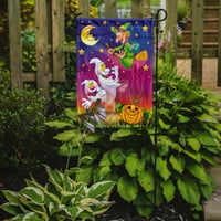 Carolines kincsek APH3799GF Boszorkány és szellemek Halloween zászló kert mérete kicsi, többszínű