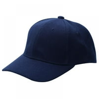 Prettyui egyszínű pamut Baseball sapka Unise ívelt Visor Hat Hip-Hop állítható Csúcsos kalap Visor Sapkák a férfiak