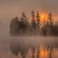 Adirondack-hegység naplemente a Raquette-tónál Jay OBrien