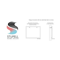 A Stupell Industries örökre légy mindig romantikus botanikus SPRIG GRAPHIC ART WHITED ART ART nyomtatott fali művészet,