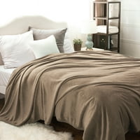 Ágyú flanel gyapjú luxuskirálynő takaró taupe könnyű, hangulatos ágy takaró plüss mikroszálas szilárd kanapé takaró