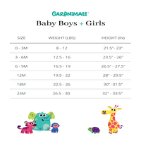 Garanimals Baby Boy rövid ujjú grafikus test, méret 0- hónap