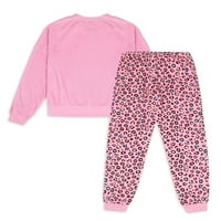 Jellifys gyerekek lányok hosszú ujjú kritikus teteje kocogó nadrág pizsama alváskészlettel, méret 4-16