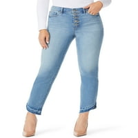 Sofia farmer női Leslie High Rise Slim Straight Jeans