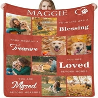 Egyedi Fotótakarók a kutya képeivel név Memorial takaró ajándékok a kutya szerelmeseinek