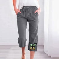 Gaecuw vászon nadrág női nyári széles lábú nadrág plusz méretű hosszú nadrág húzózsinórral Lounge nadrág Sweatpants