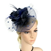 qazqa feather fascinators női virág derby kalap labda esküvői fejpánt