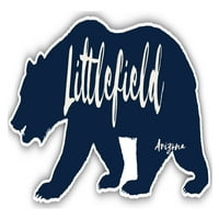 Littlefield Arizona Souvenir 3x Hűtőmágnes medve Design