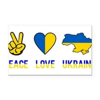 CafePress-Állvány Ukrajna Béke Szerelem-Téglalap Autó Mágnes