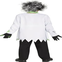 Ünnepi idők korlátlan őrült tudós fiú Halloween díszes ruha jelmez gyermek, S