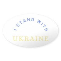 CafePress-Szolidaritás Ukrajnával matrica-matrica