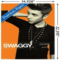 Justin Bieber-Swaggy Fali Poszter, 14.725 22.375