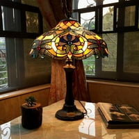 Áruk Tiffany-Stílusú Fény Szitakötő Asztali Lámpa 17 Árnyék