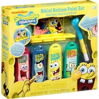 Nickelodeon SpongeBob Squarepants Bikini Bottom Bath Time Paint Set, PC